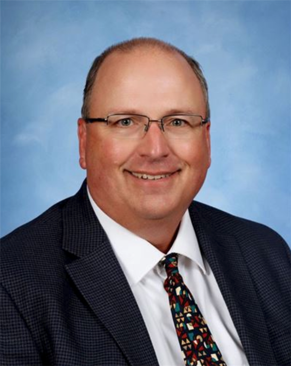Photo features Assistant Superintendent, Human Resources - Mike Reed